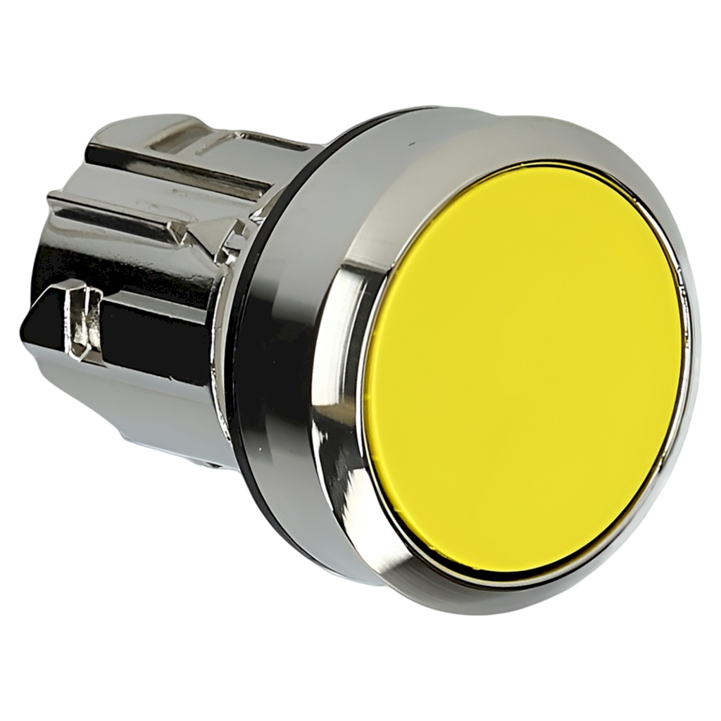 [24053] Cabezal Pulsador 3SU ACT Metálico S/Soporte Amarillo Siemens