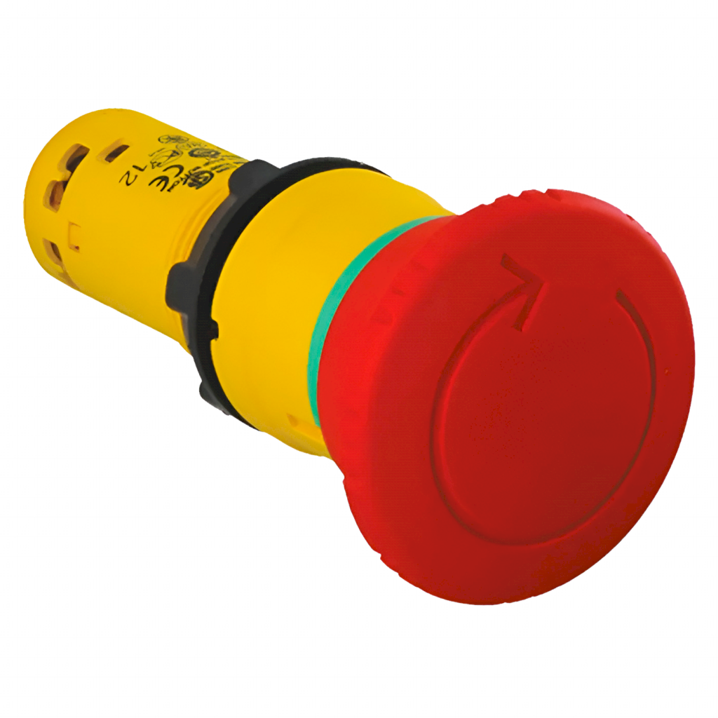 Pulsador Hongo XB7 Plástico 1NC Emergencia Pulsar-Girar Schneider Electric