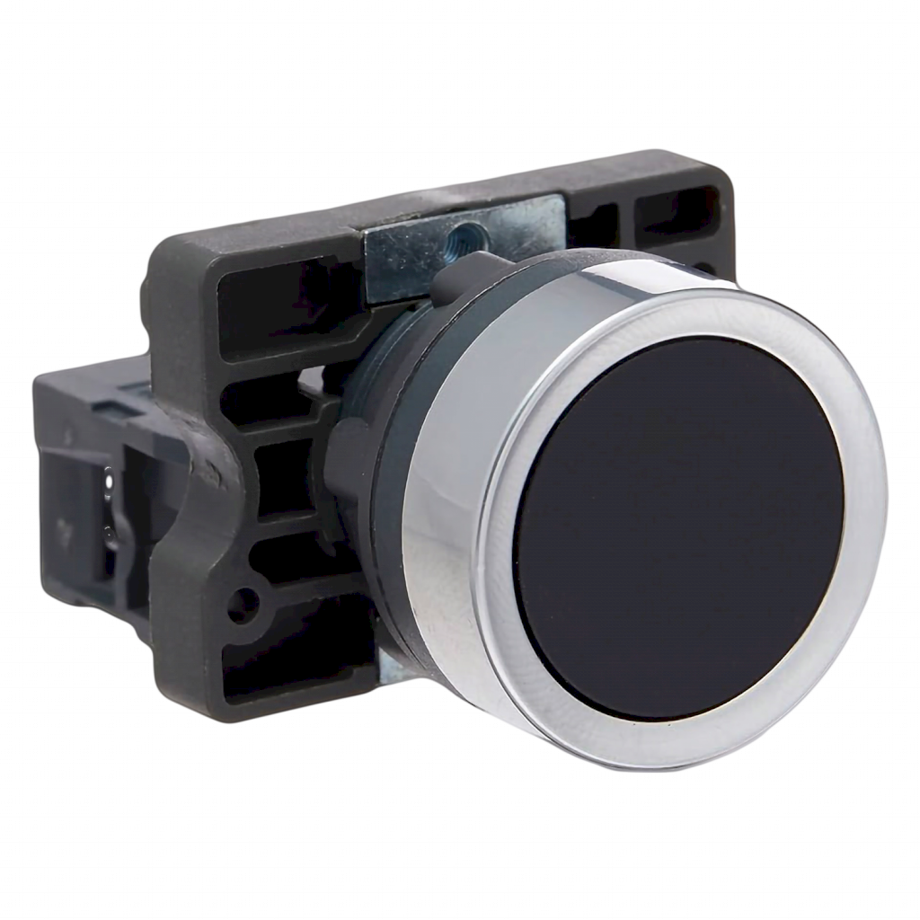 Pulsador XA2 Rasante Plástico Negro 1NA Schneider Electric