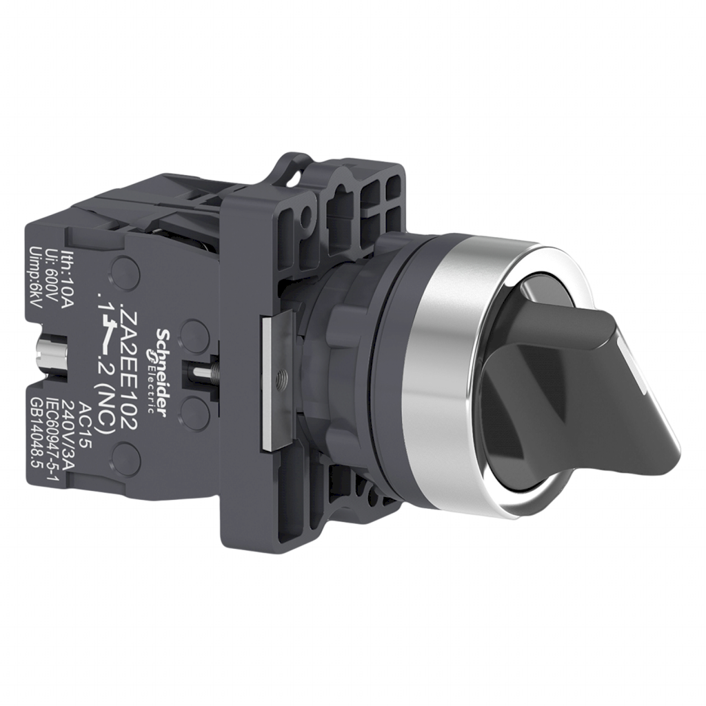 [26019] Perilla XA2 Plástico 3 Posiciones 2NA S/Retención Maneta Corta Schneider Electric