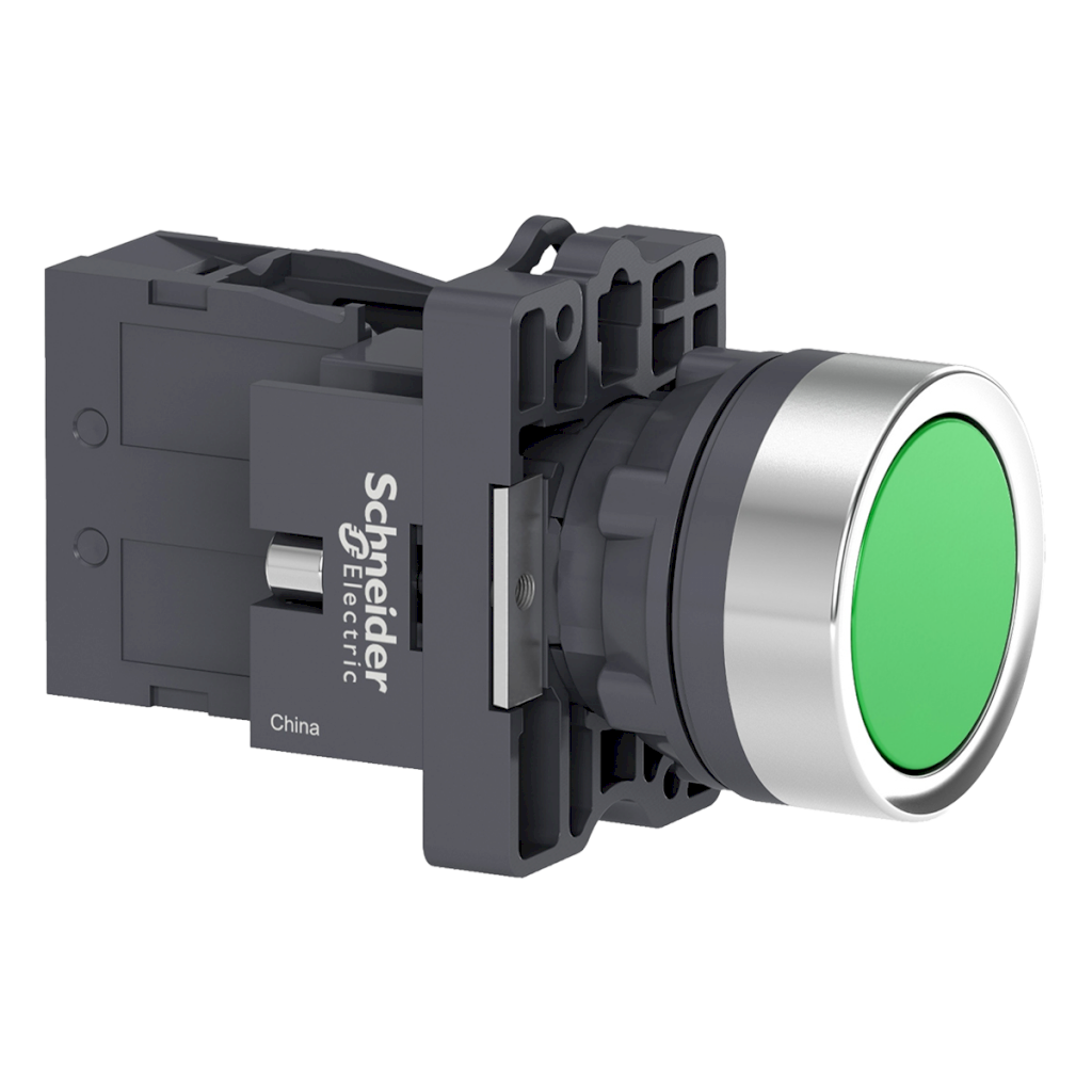 [26028] Pulsador XA2 Metálico Negro 1NA Schneider Electric