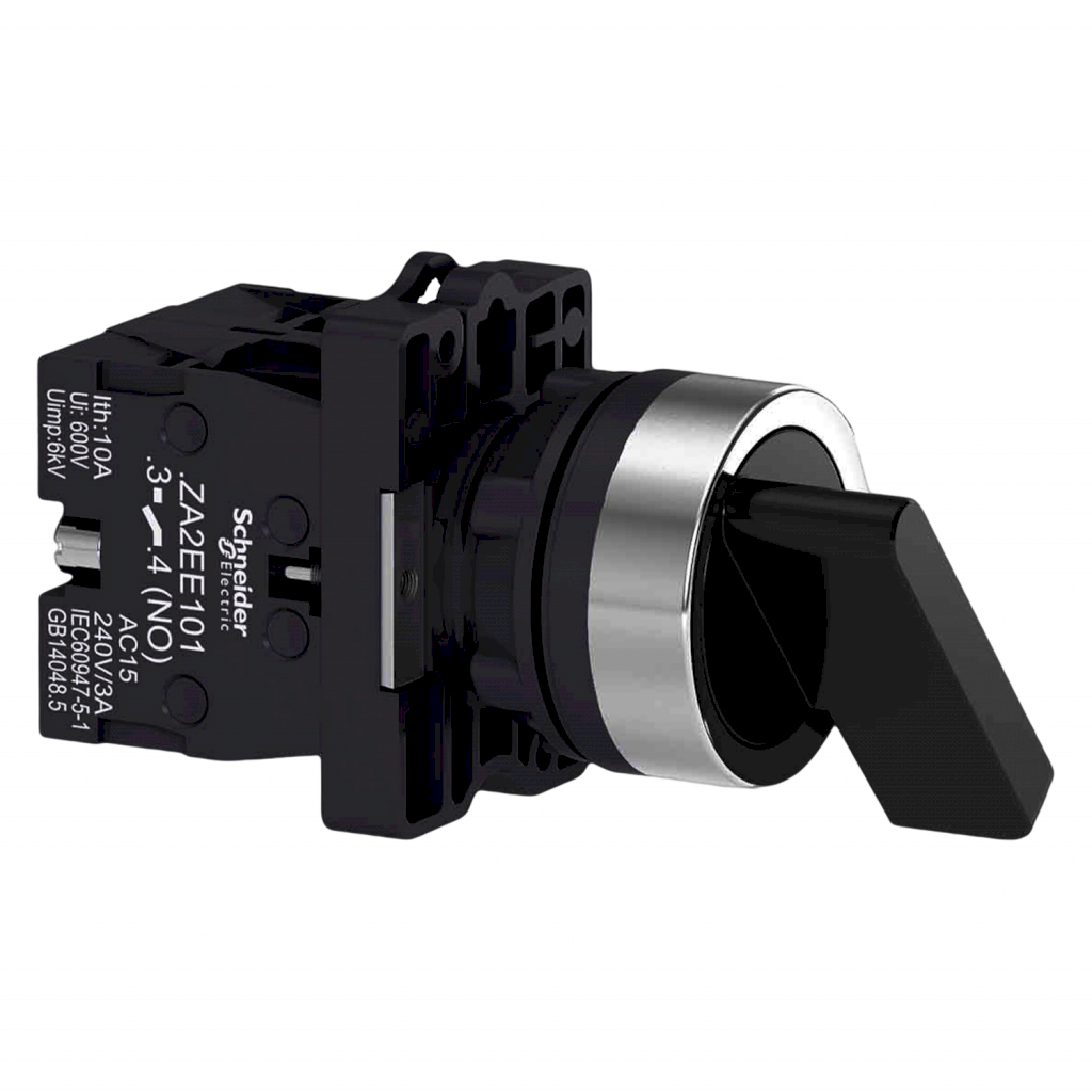 Perilla XA2 Plástico 3 Posiciones 2NA C/Retención Maneta Larga Schneider Electric