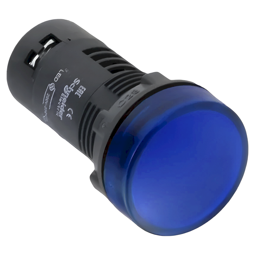 Ojo de Buey XA2 Plástico 24VCA/VCC 22mm Azul Schneider Electric