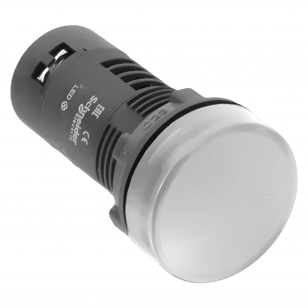 Ojo de Buey XA2 Plástico 220VCA/VCC 22mm Blanco Schneider Electric