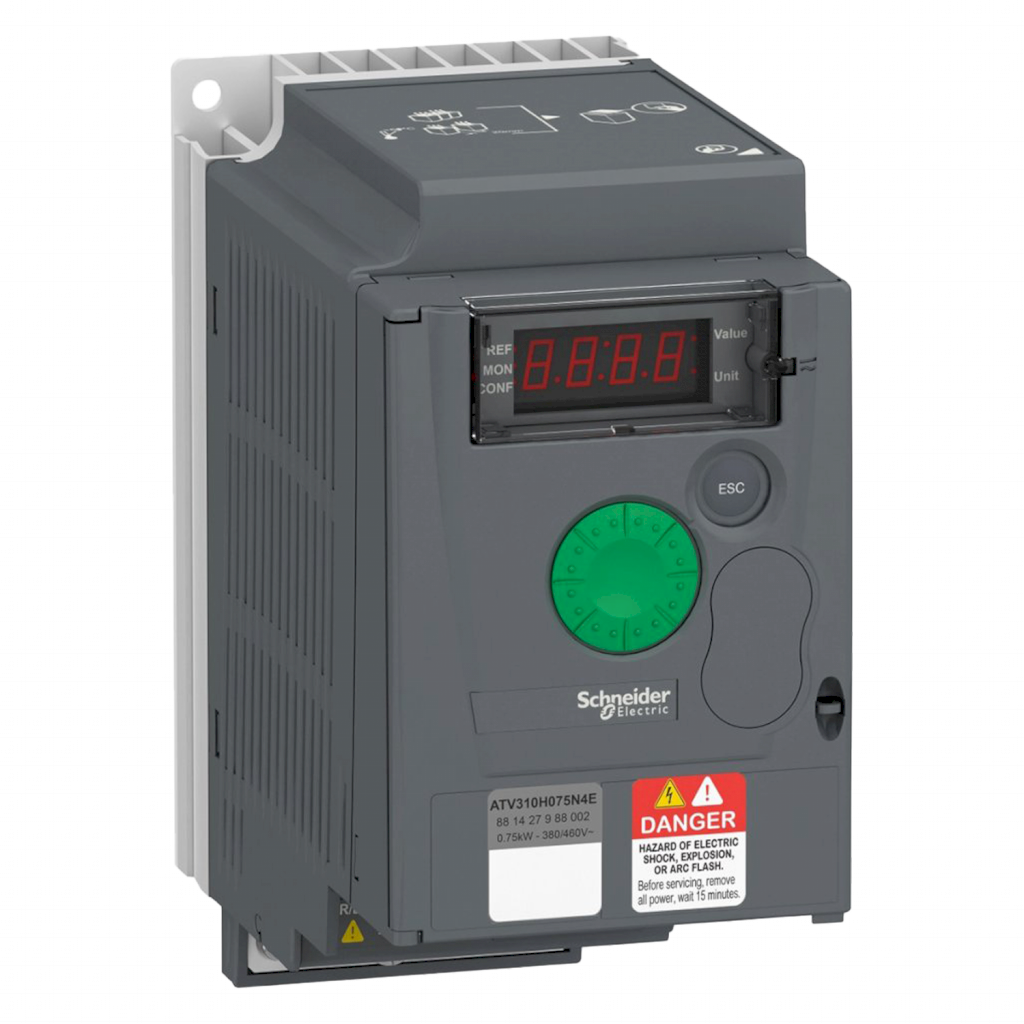 [28121] Variador ATV310 380VCA LO: 1,1kW/1,5HP HO: 0,75kW/1HP S/Filtro MB RTU Schneider Electric