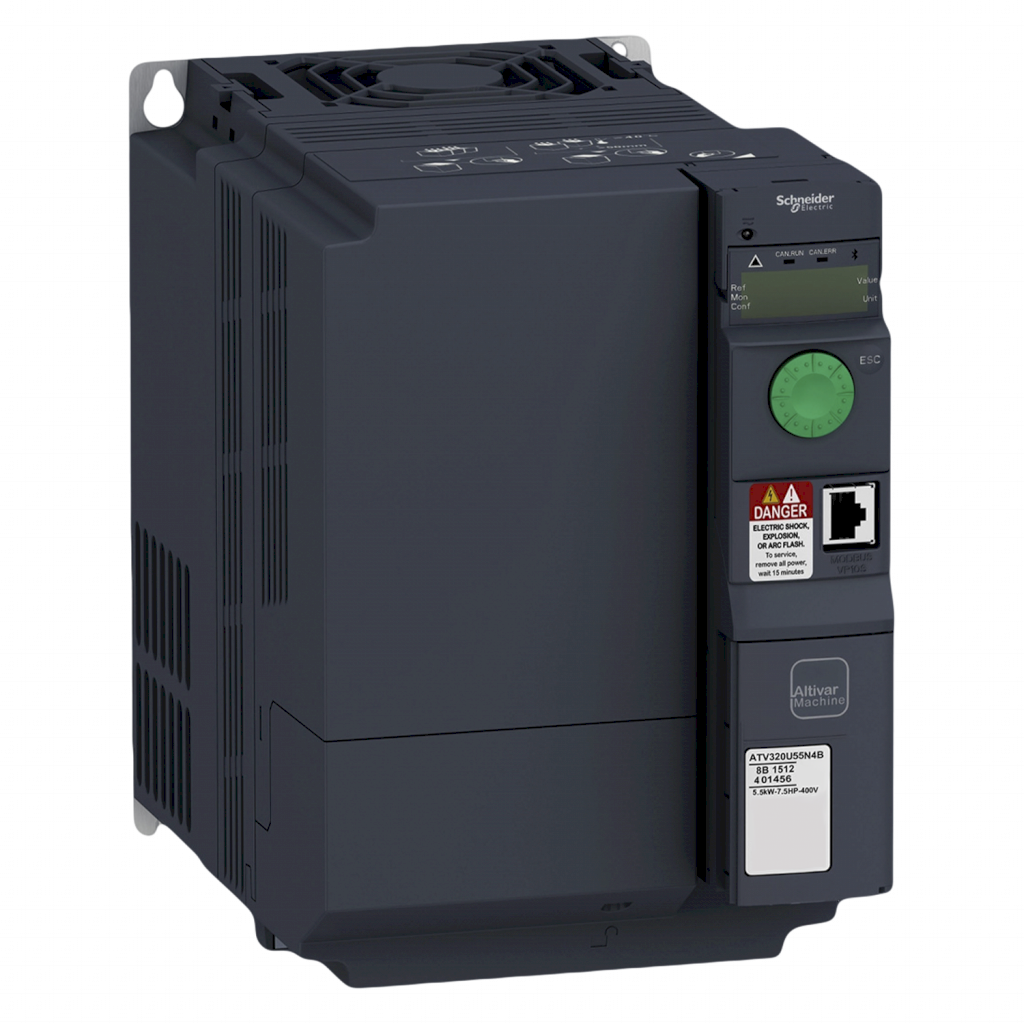 [28478] Variador ATV320 380VCA LO: 7,5kW/10HP HO: 5,5kW/7,5HP C/Filtro MB RTU Schneider Electric