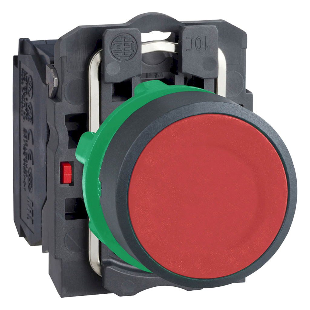 Pulsador XB5 Plástico Rojo 1NC Schneider Electric