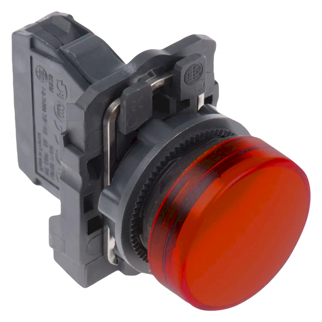 Ojo de Buey XB5 Plástico 24VCA/VCC 22mm Rojo Schneider Electric