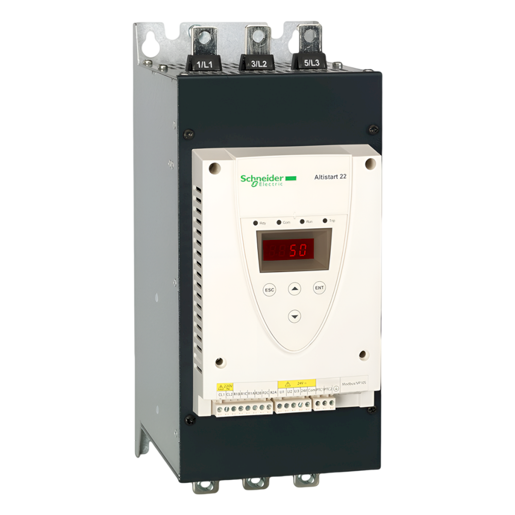 Arrancador Suave ATS22 STD 220VCA 140A 75kW/100HP Schneider Electric