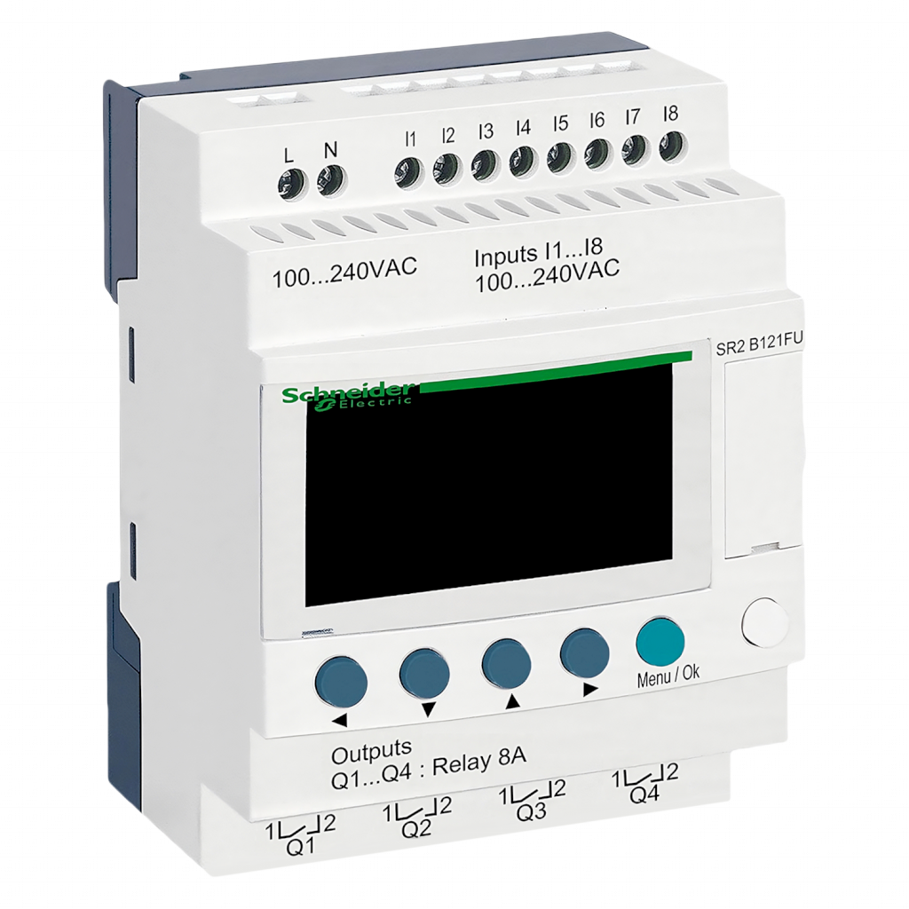 [30007] Zelio Logic II 100-240VCA 8ED + 4SR C/Display Schneider Electric