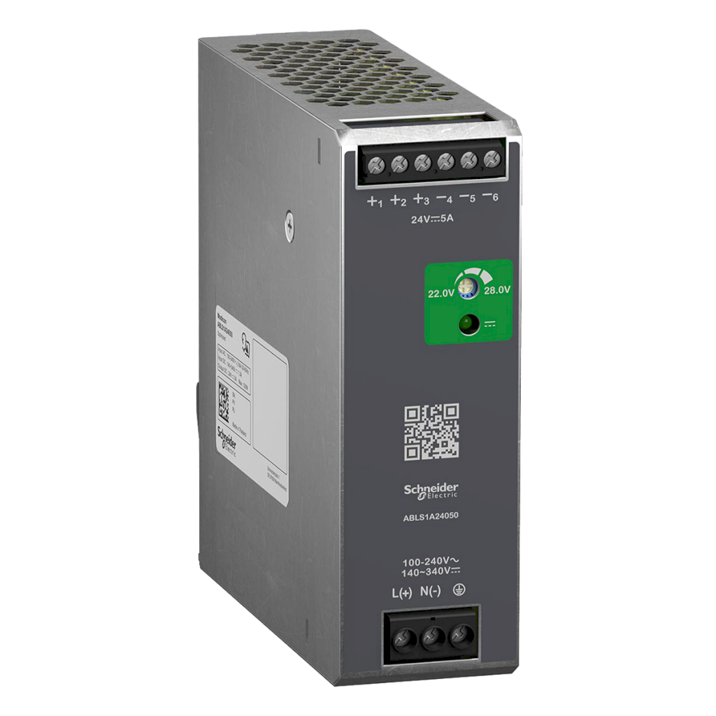 Fuente Monofásica ABLS E: 100/240V S: 24VCC 5A Optimizada Schneider Electric