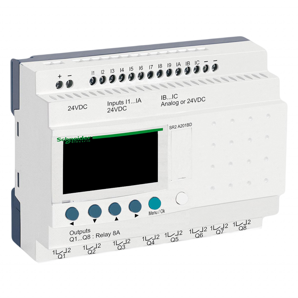 [31639] Zelio Logic II 24VCC 12ED + 8SR C/Display Schneider Electric