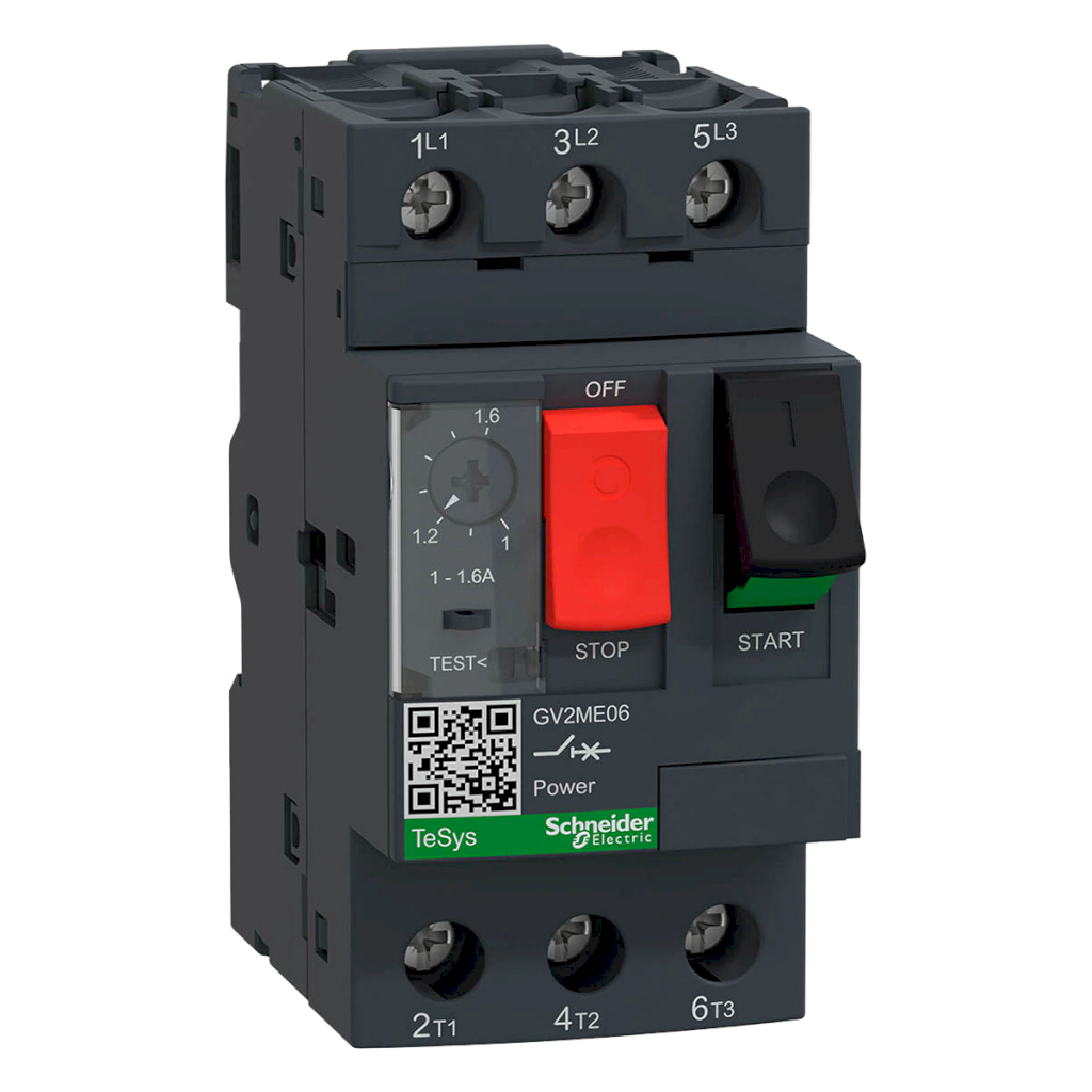 [21044] Guardamotor Magnetotérmico GV2 3P 1-1,6A 100kA Schneider Electric