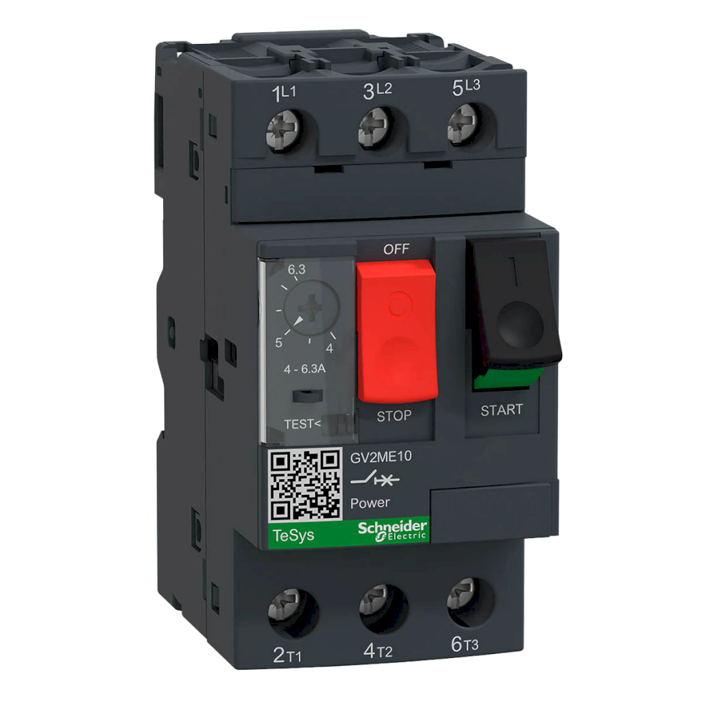 [21047] Guardamotor Magnetotérmico GV2 3P 4-6,3A 100kA Schneider Electric