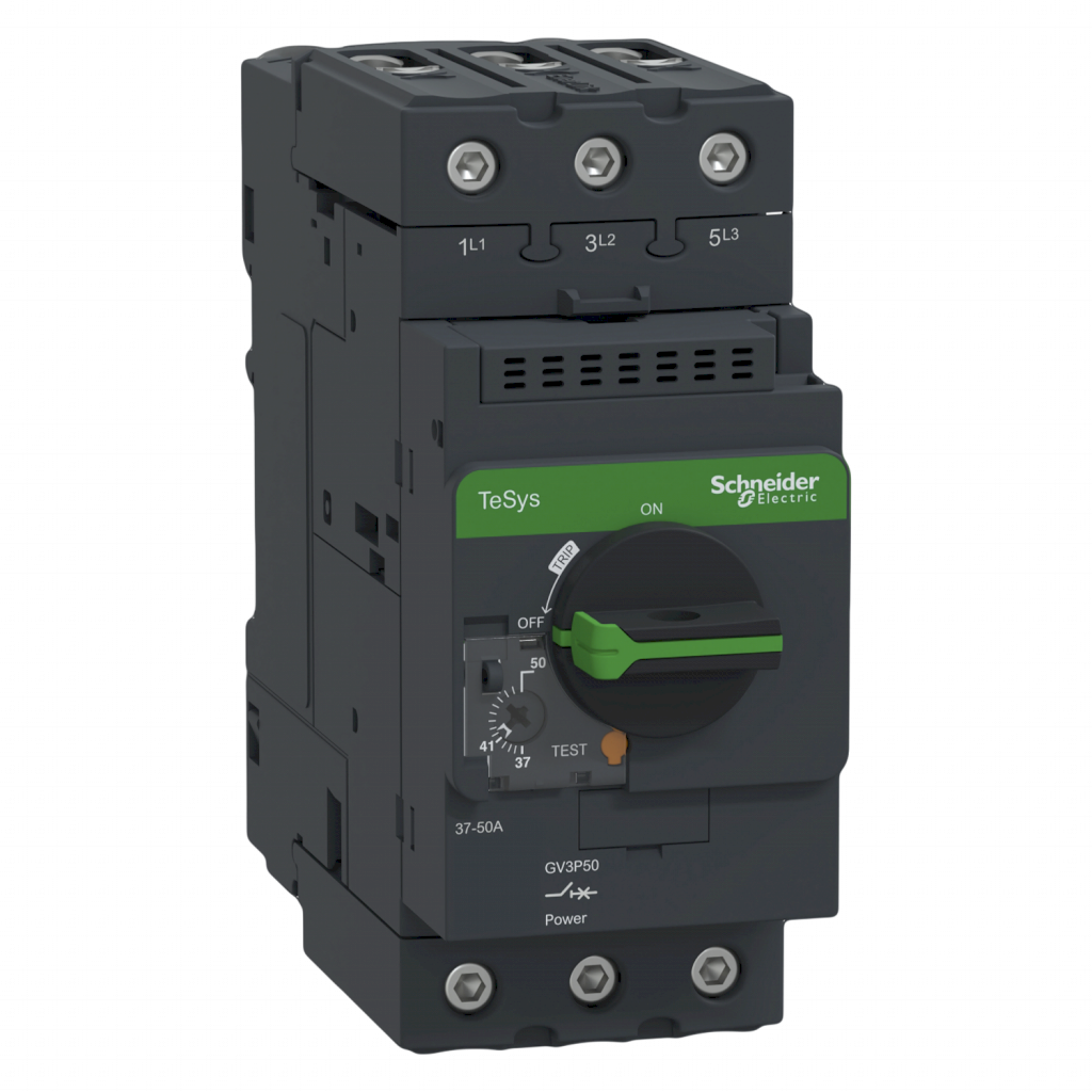 Guardamotor Magnetotérmico GV3 3P 37-50A 50kA Schneider Electric