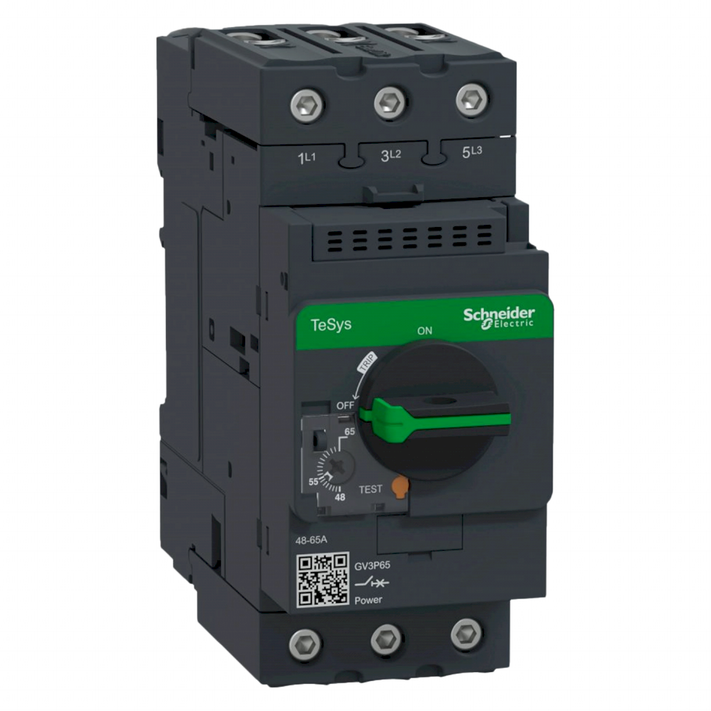 Guardamotor Magnetotérmico GV3 3P 48-65A 50kA Schneider Electric