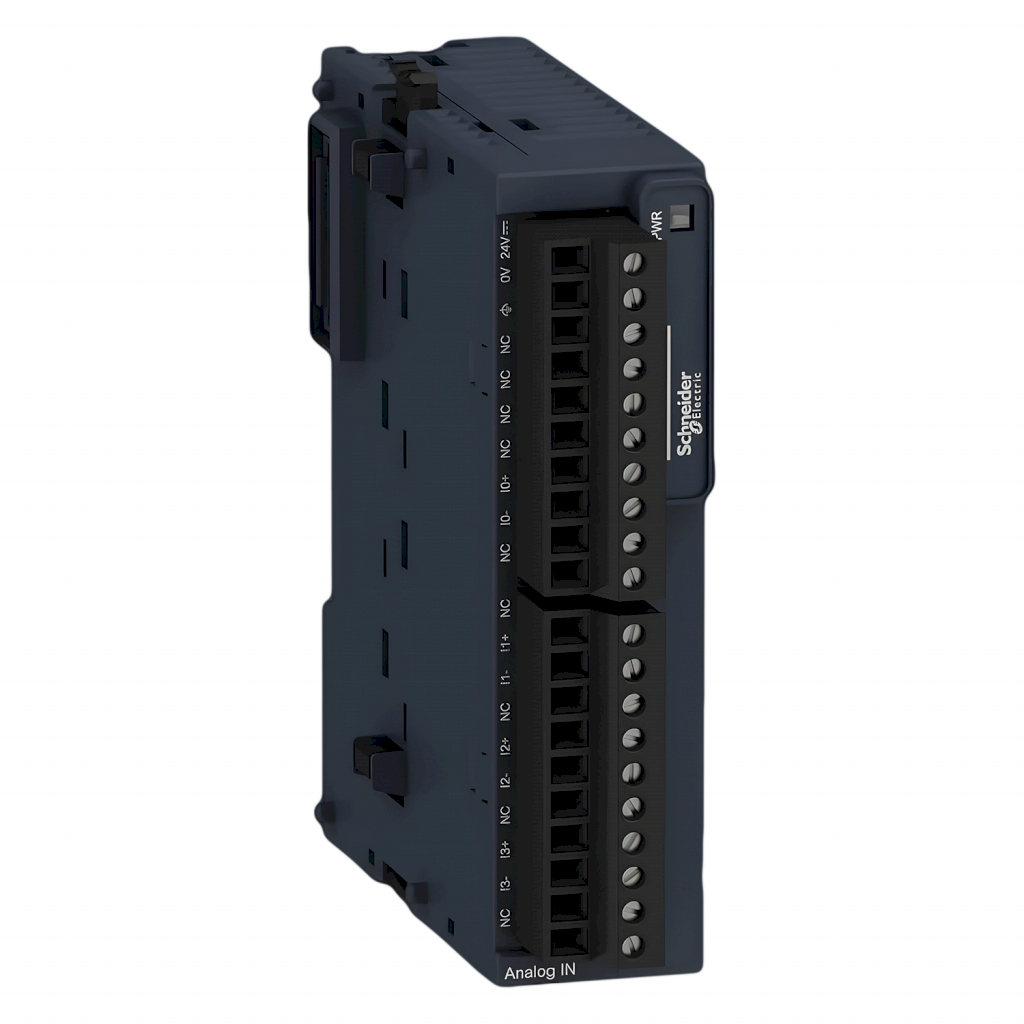 Módulo M2XX 2 E/Analog. Bornera a Tornillo Montaje Riel DIN 24VCC Schneider Electric