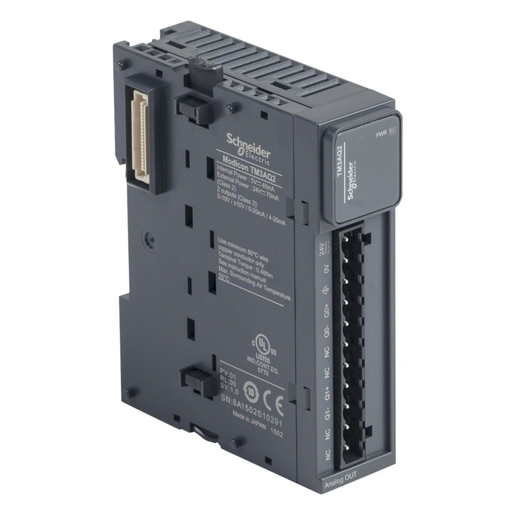 [21742] Módulo TM3 2 Salidas Analogicas 24VCC Schneider Electric