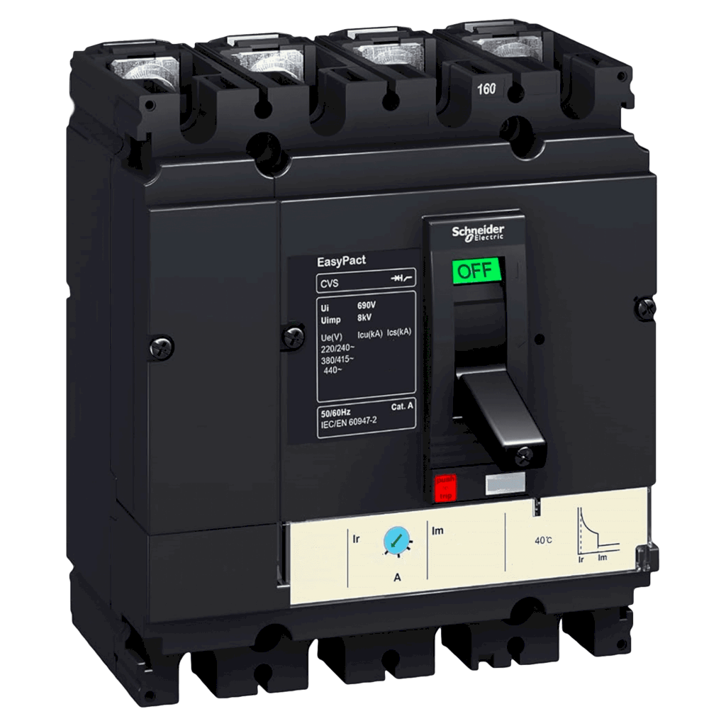 Interr. CVS160B 4P 125A 690VCA Schneider Electric