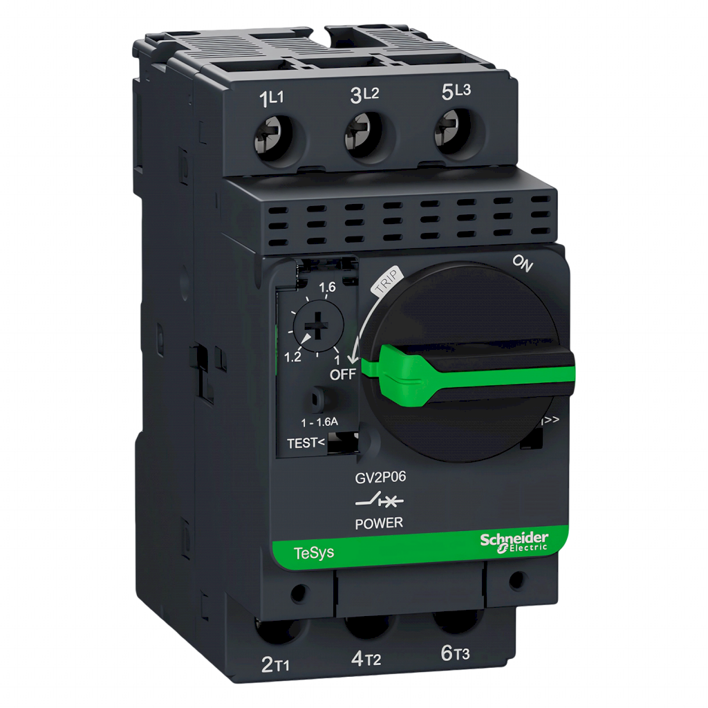 [23060] Guardamotor Magnetotérmico GV2 3P 1,1-1,6A 100kA Schneider Electric