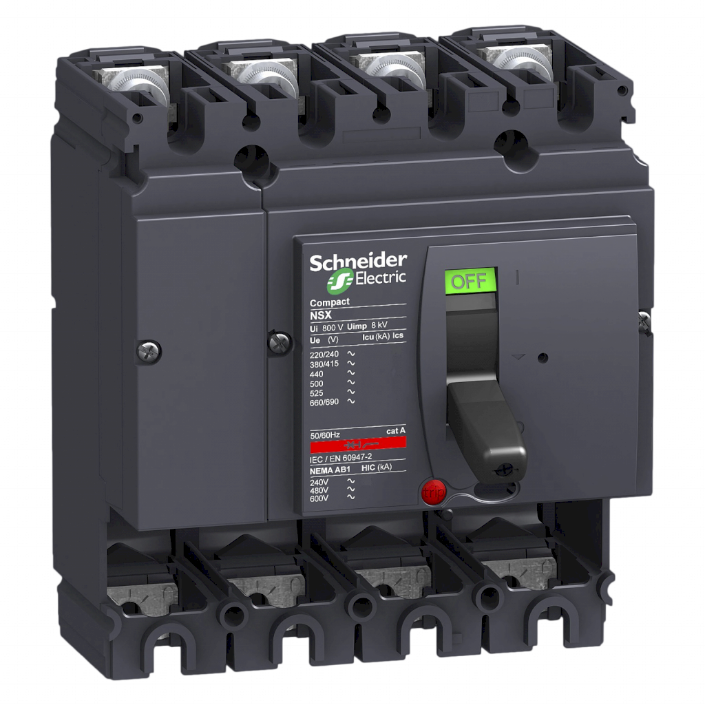 [23667] Interr. NSX160N 4P 160A 380VCA Schneider Electric