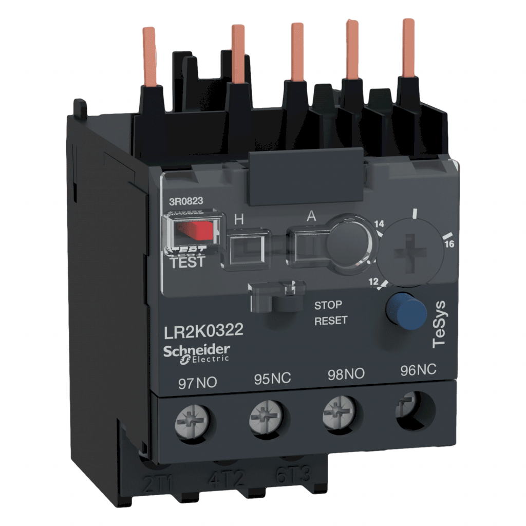 Relé Térmico 3P 690VCA 16A Rango Ajuste 12-16A Protección T Schneider Electric