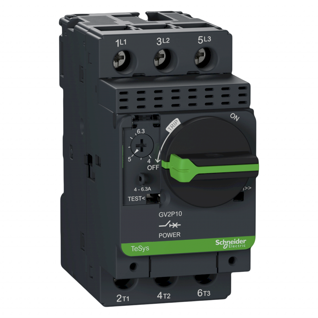 [27141] Guardamotor Magnetotérmico GV2 4-6,3A 100kA Schneider Electric