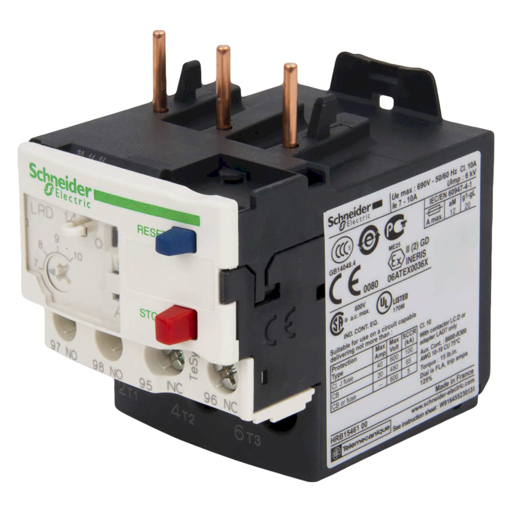 [27290] Relé Térmico 3P 690VCA 10A Rango Ajuste 7-10A Protección T Schneider Electric