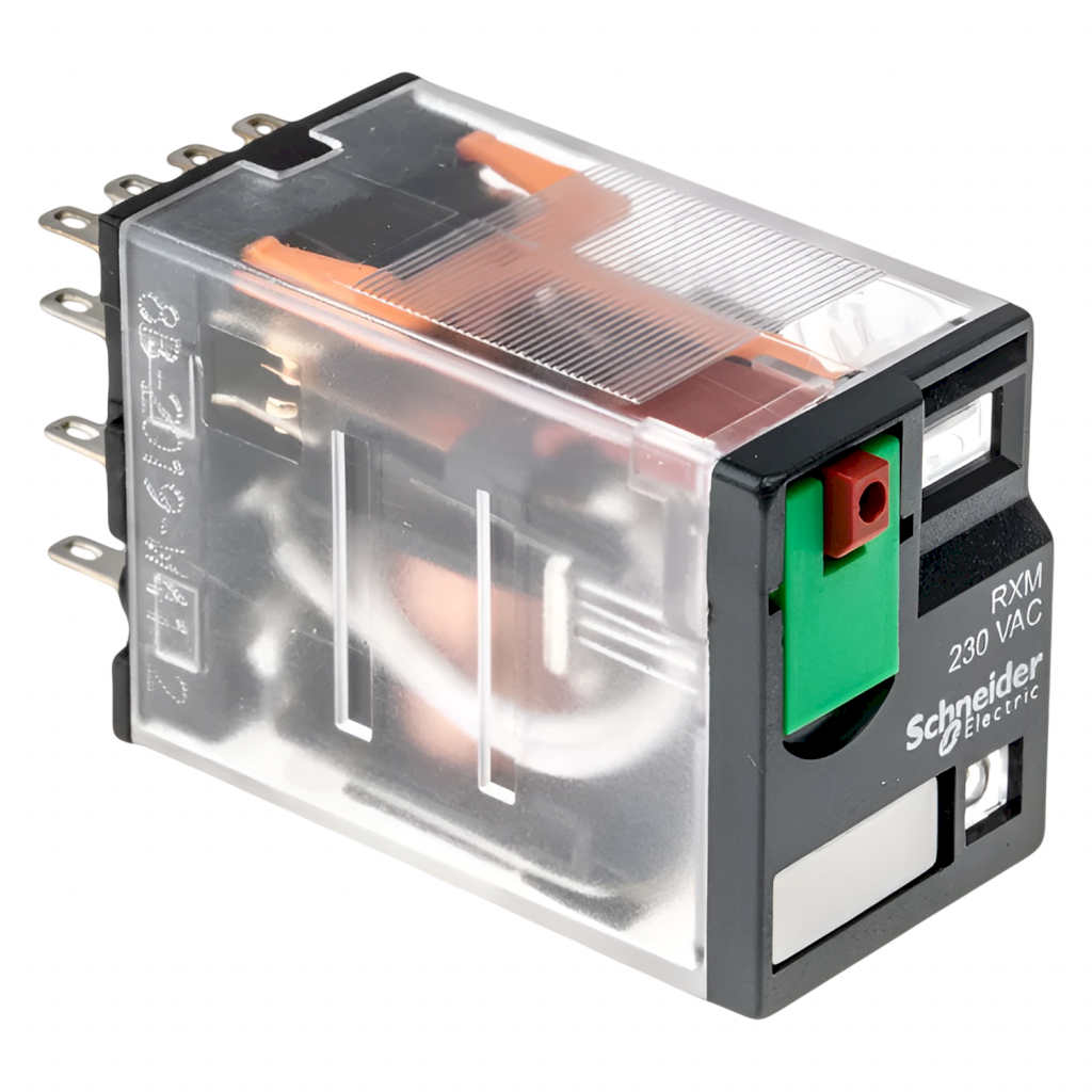 Relé 4 Inversores 230VCA 6A C/Led Schneider Electric