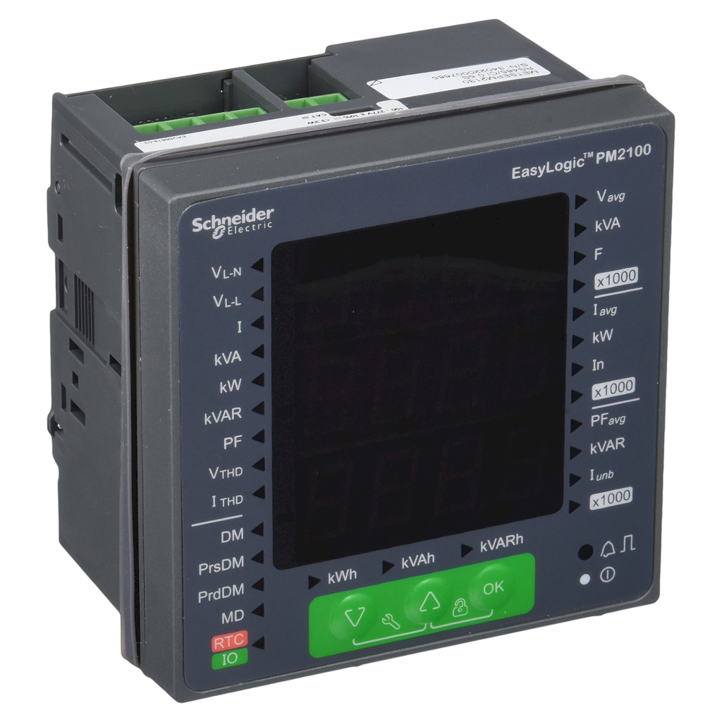 [27451] Medidor Easylogic 1xRS485 Corriente TI 1/5A 380VCA Schneider Electric