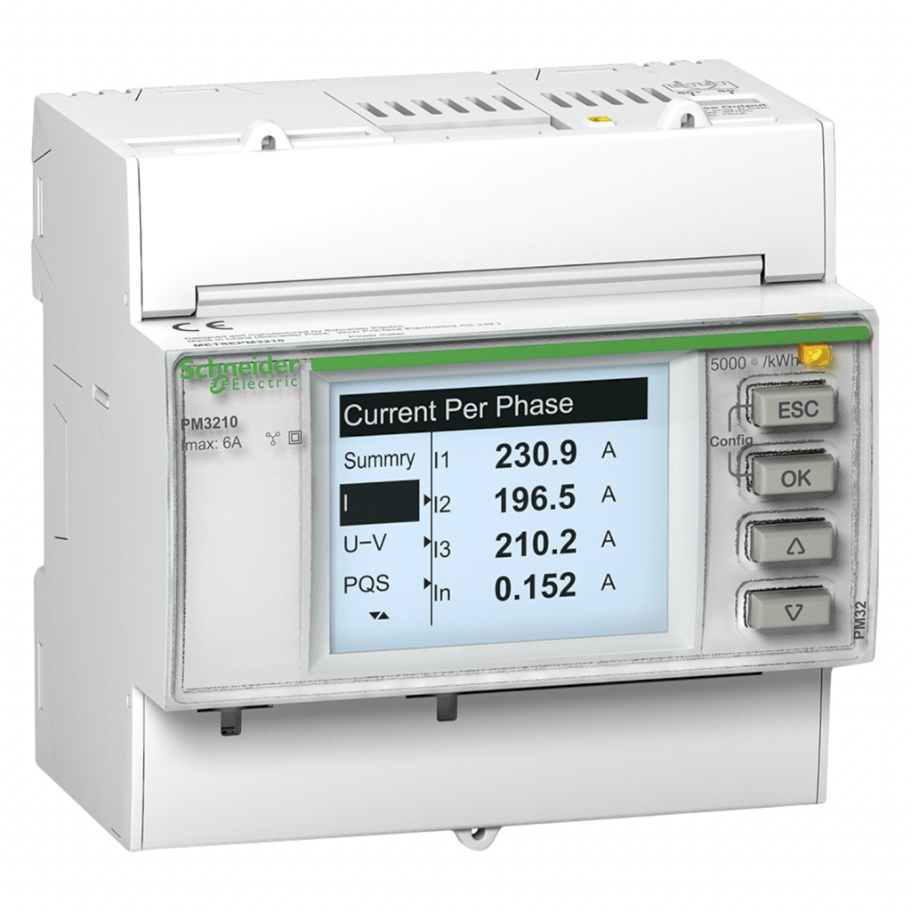 [27486] Medidor Powerlogic 1 Salida Digital Corriente TI 1/5A 380VCA Schneider Electric