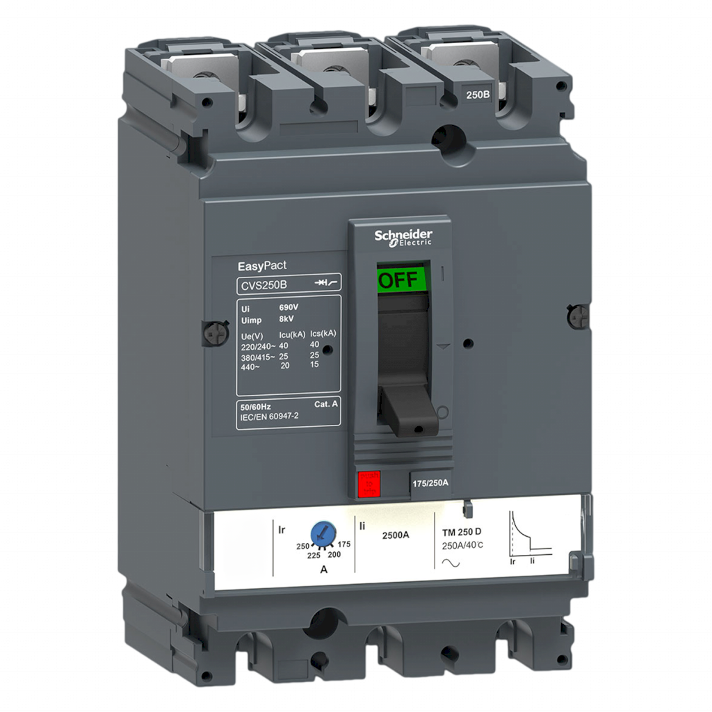 Interr. CVS250B 4P 250A 690VCA Schneider Electric