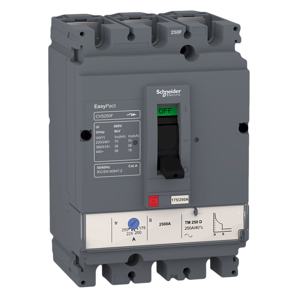 Interr. CVS250F 3P 250A 690VCA Schneider Electric