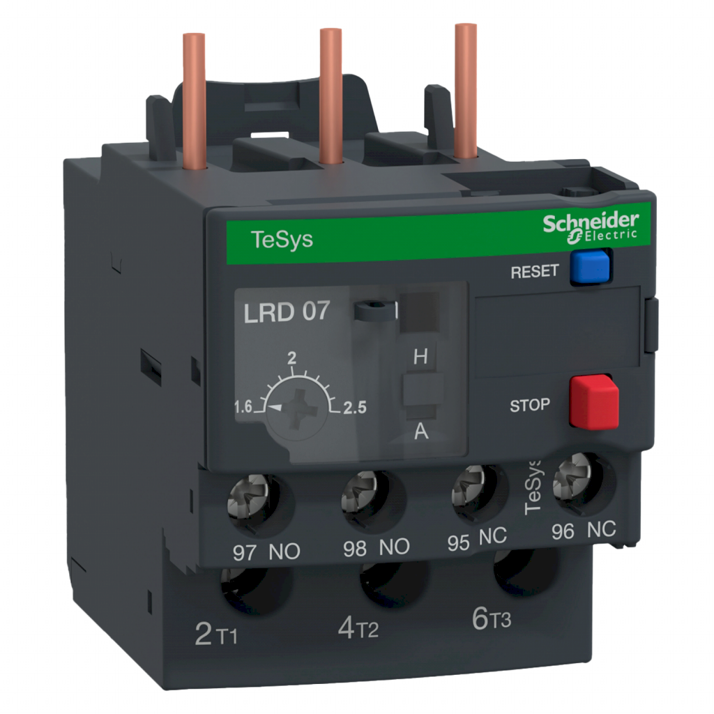 [28280] Relé Térmico 3P 690VCA 2,5A Rango Ajuste 1,6-2,5A Protección T Schneider Electric