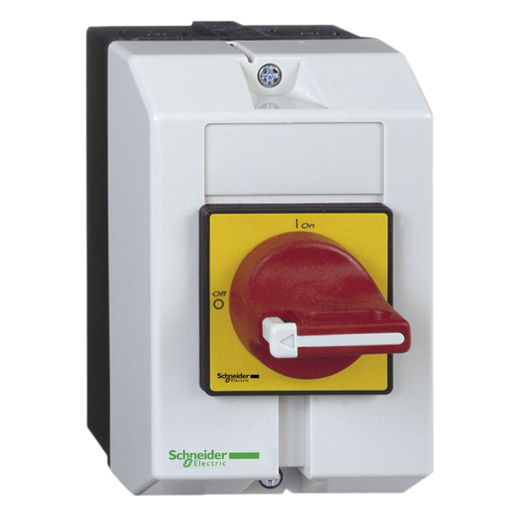 Interr. Emergencia Tesys Vario 3P 16A 690VCA En Caja Maneta Giratoria Schneider Electric