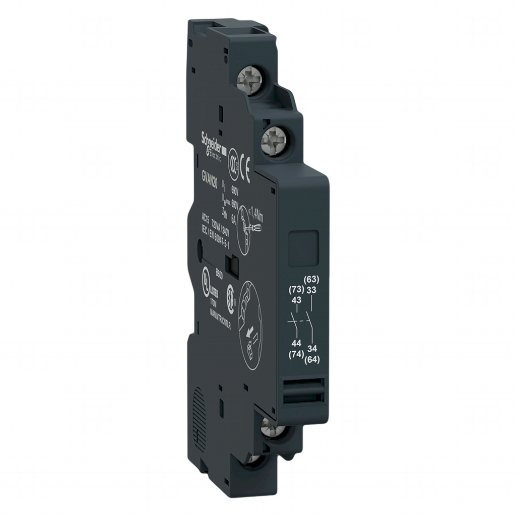 Contacto Auxiliar Lateral GM P/GV2 1NA/1NA Schneider Electric