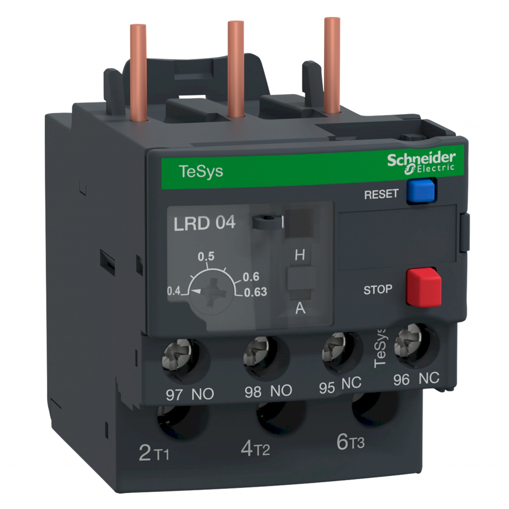 [29950] Relé Térmico 3P 690VCA 0,63A Rango Ajuste 0,4-0,63A Protección T Schneider Electric