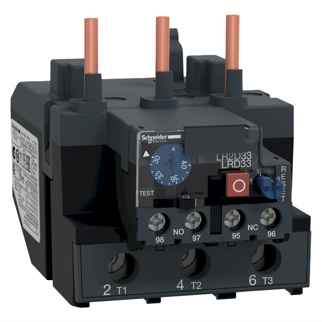 Relé Térmico 3P 1KV 40A Rango Ajuste 30-40A Protección T Schneider Electric