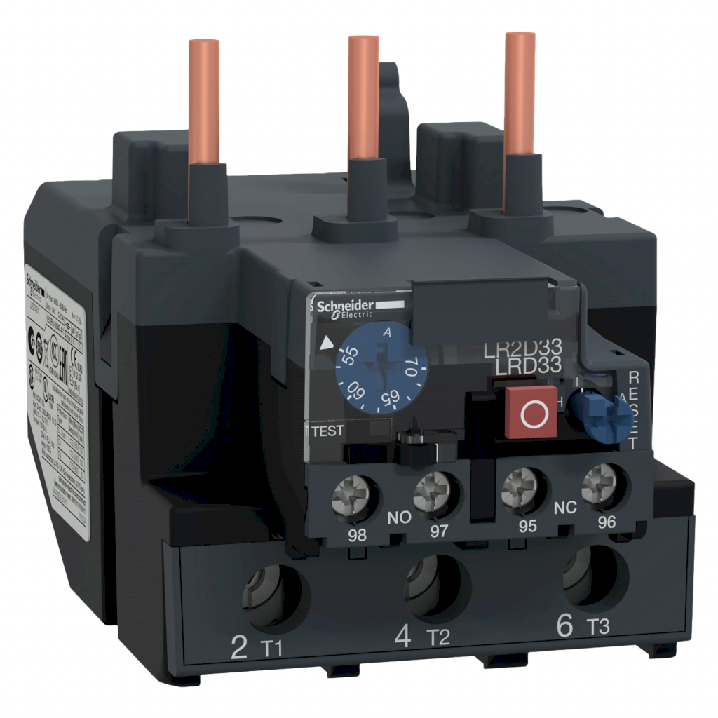 Relé Térmico 3P 1KV 65A Rango Ajuste 48-65A Protección T Schneider Electric