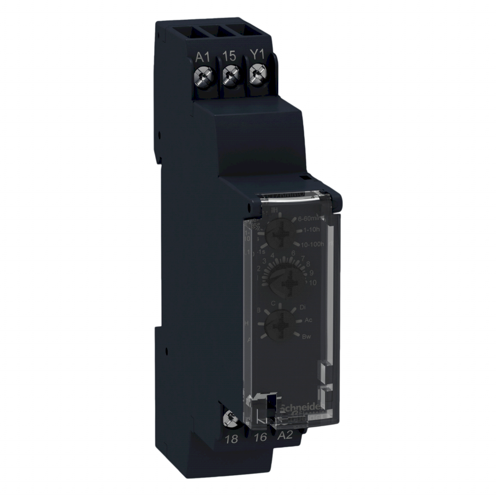 Temporizador Harmony Zelio Time Multifunción 1C/O Estandar Schneider Electric