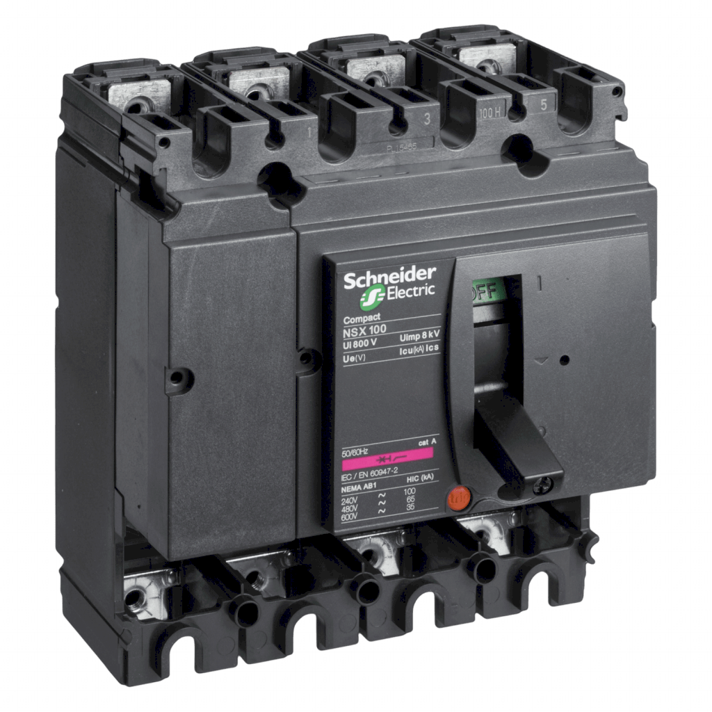 [30185] Interr. NSX100B 4P 100A 380VCA Schneider Electric