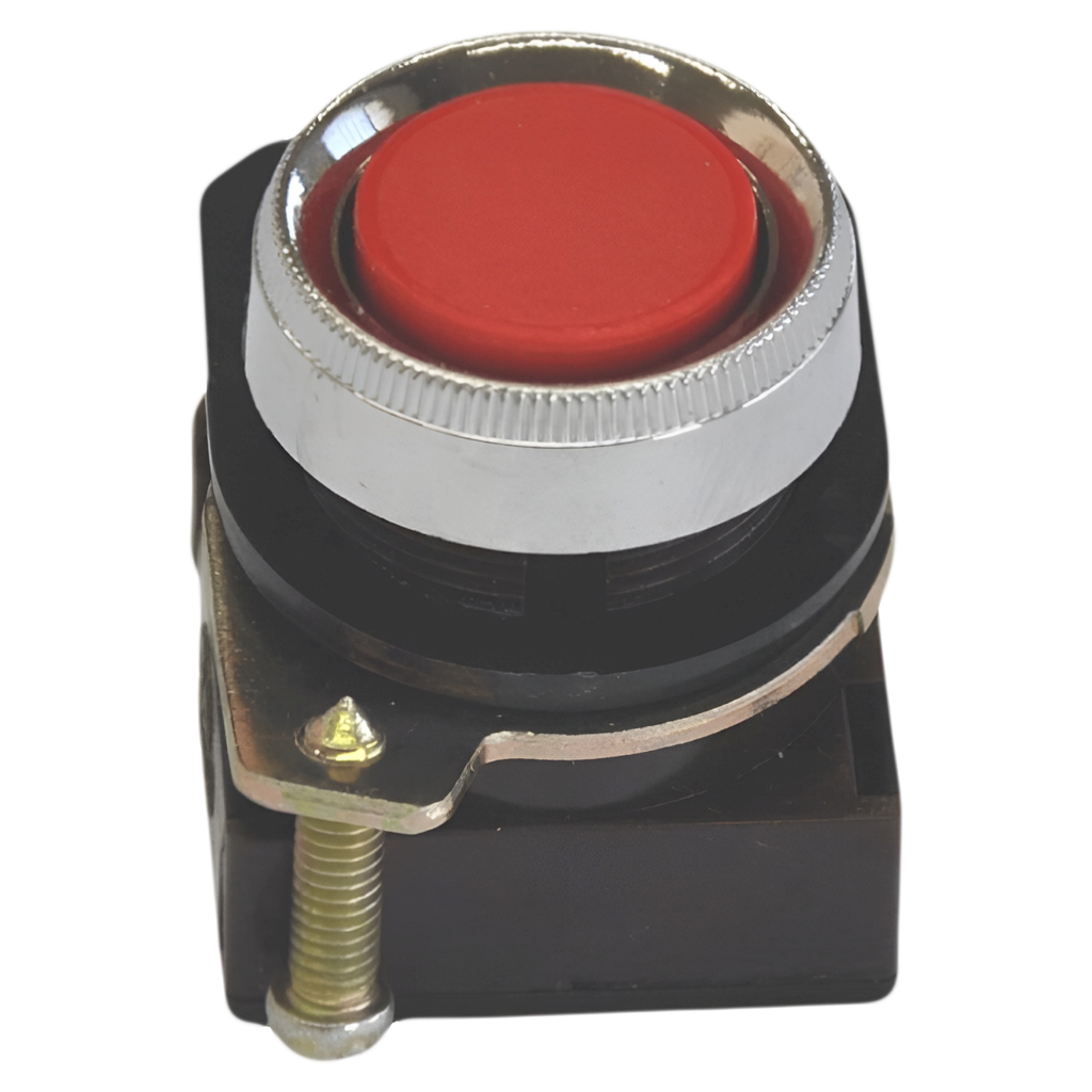 [1711] Cabezal Pulsador 1000 Plástico Rasante S/Soporte S/Retención Rojo Aea