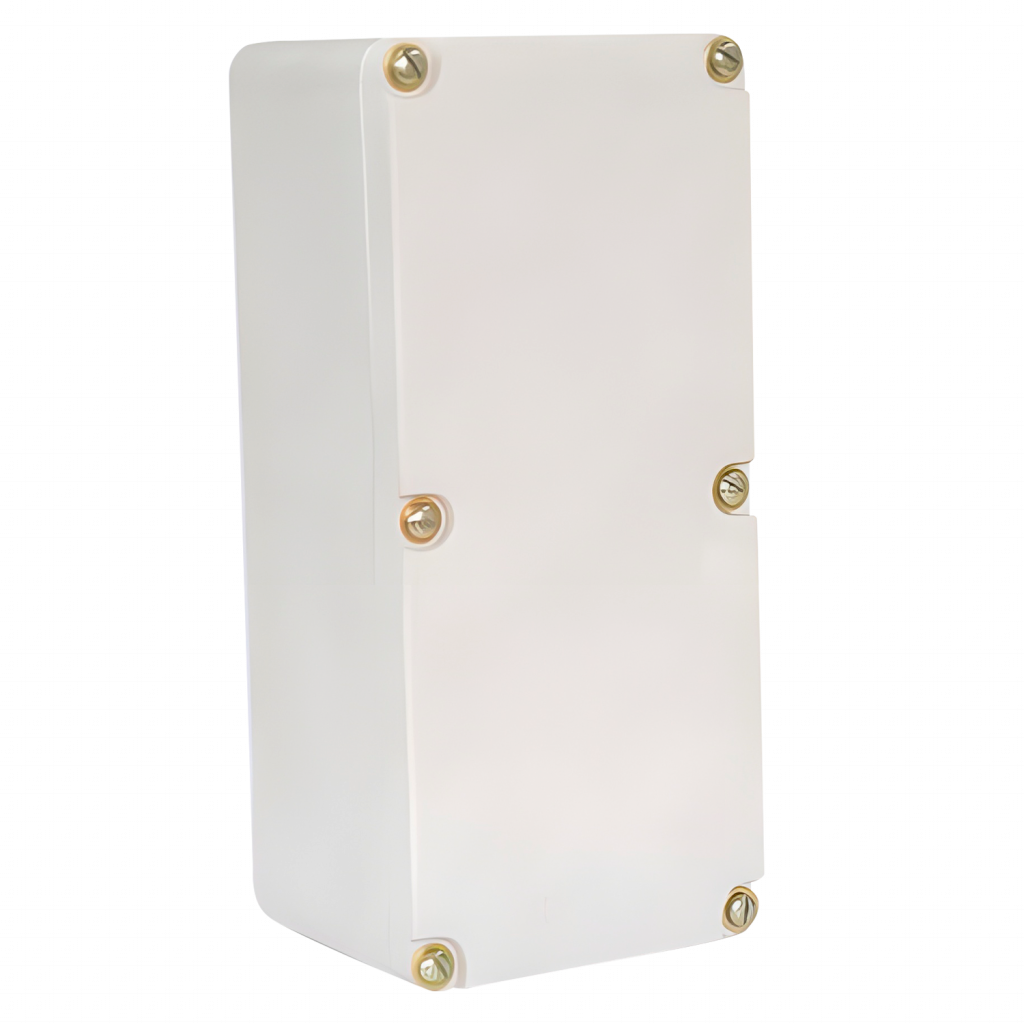 Caja Pie de Maquina Poliester Beige 0 Orificios Aea