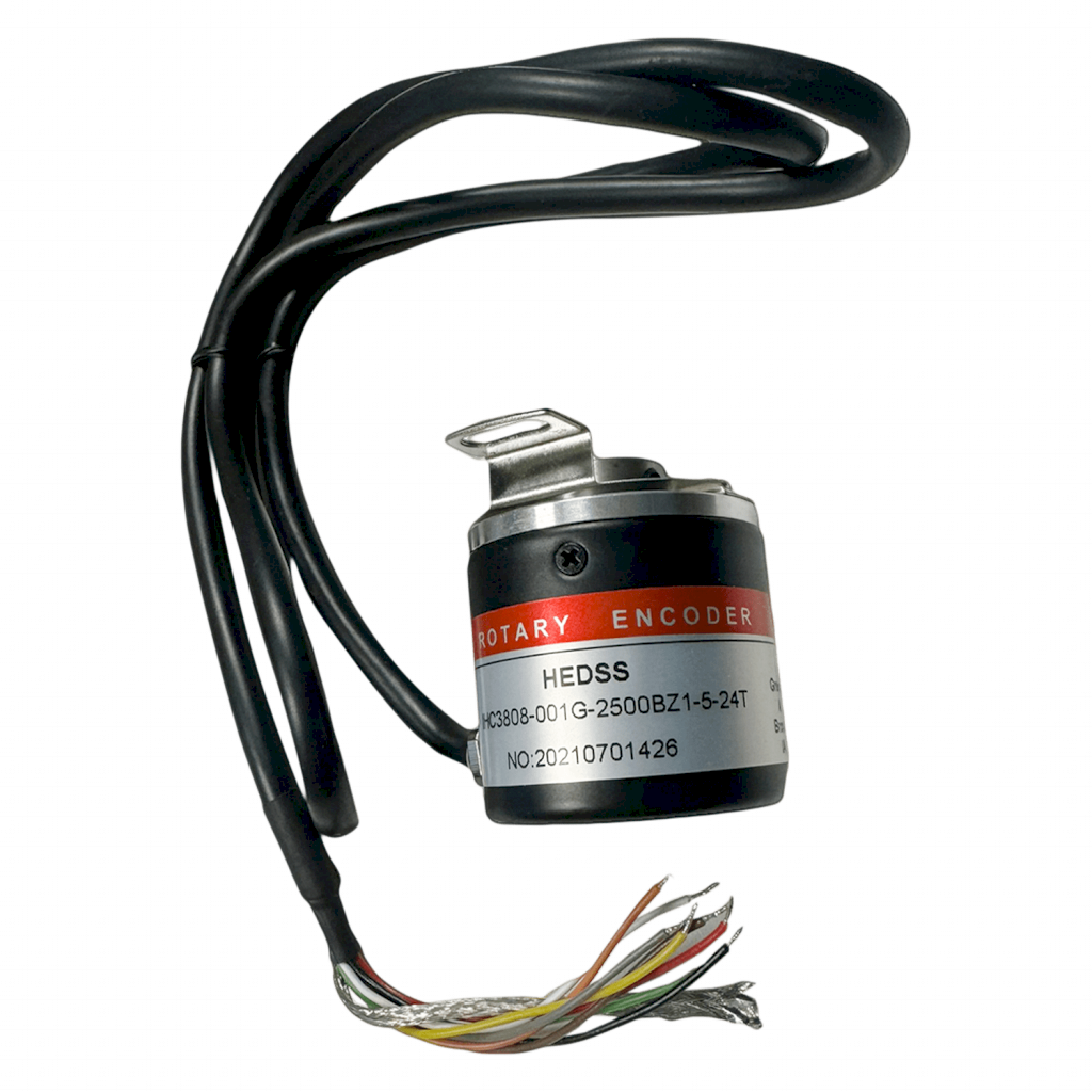 [19345] Encoder Incremental Optico 8 Hilos 24VCC Metal Eje Hueco 2500PPV Aea