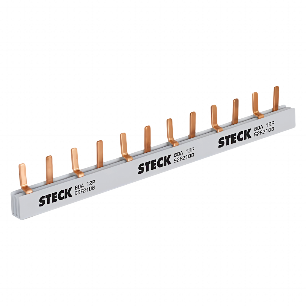 Peine Bipolar P/TM 80A 12 Polos Steck Electric