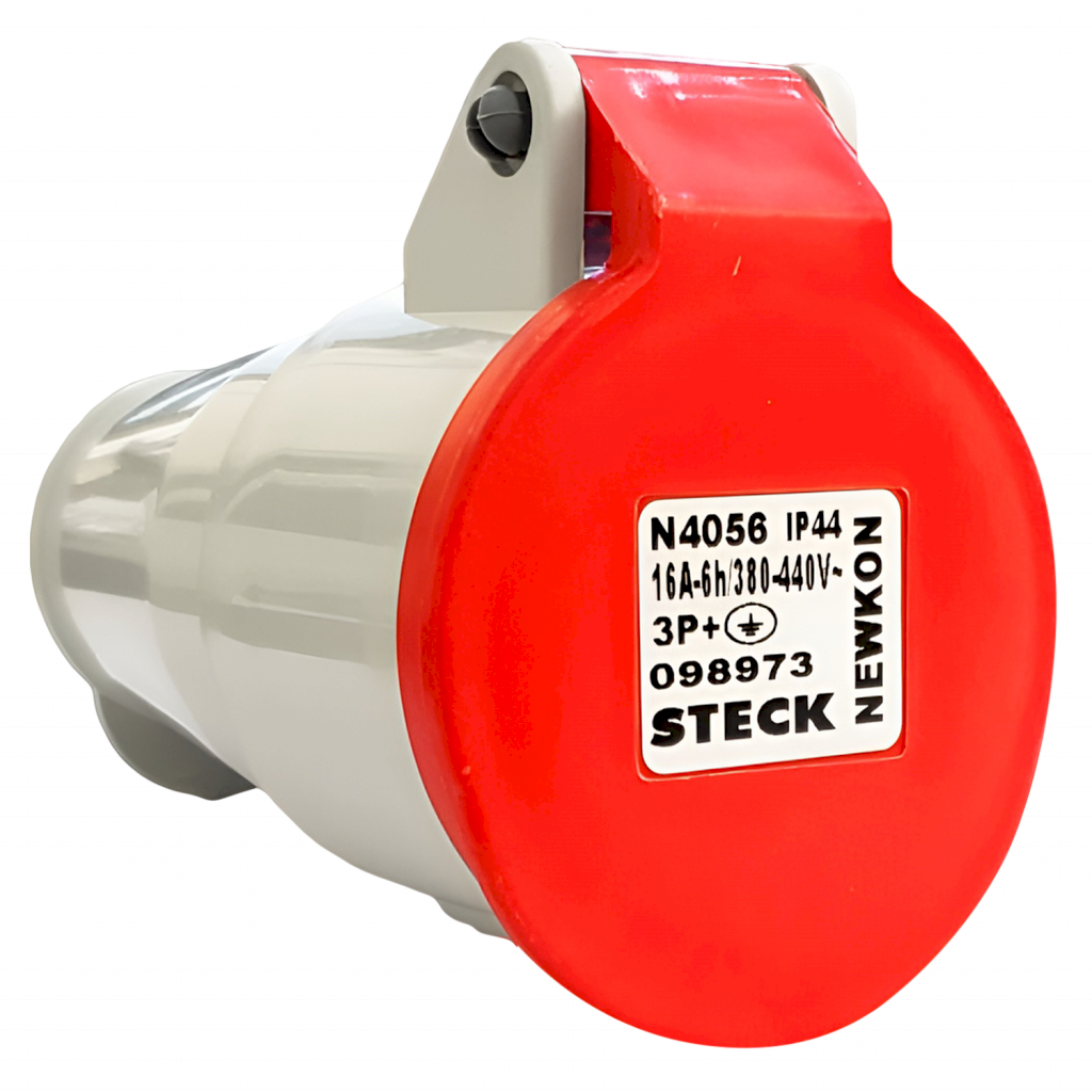 Toma Industrial 16A 3P+T 380-440V Acople IP44 Steck Electric