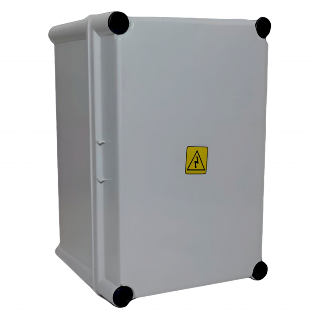 Gabinete E-2718 Policarbonato IP65 Tapa Opaca S/Bisagra 270x180x171mm Conextube