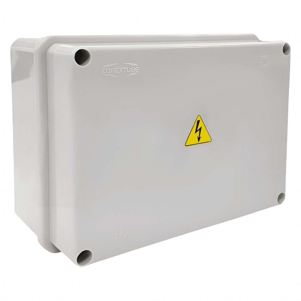 Caja de Paso PVC Estanca 190x140x70mm IP65 Gris Conextube