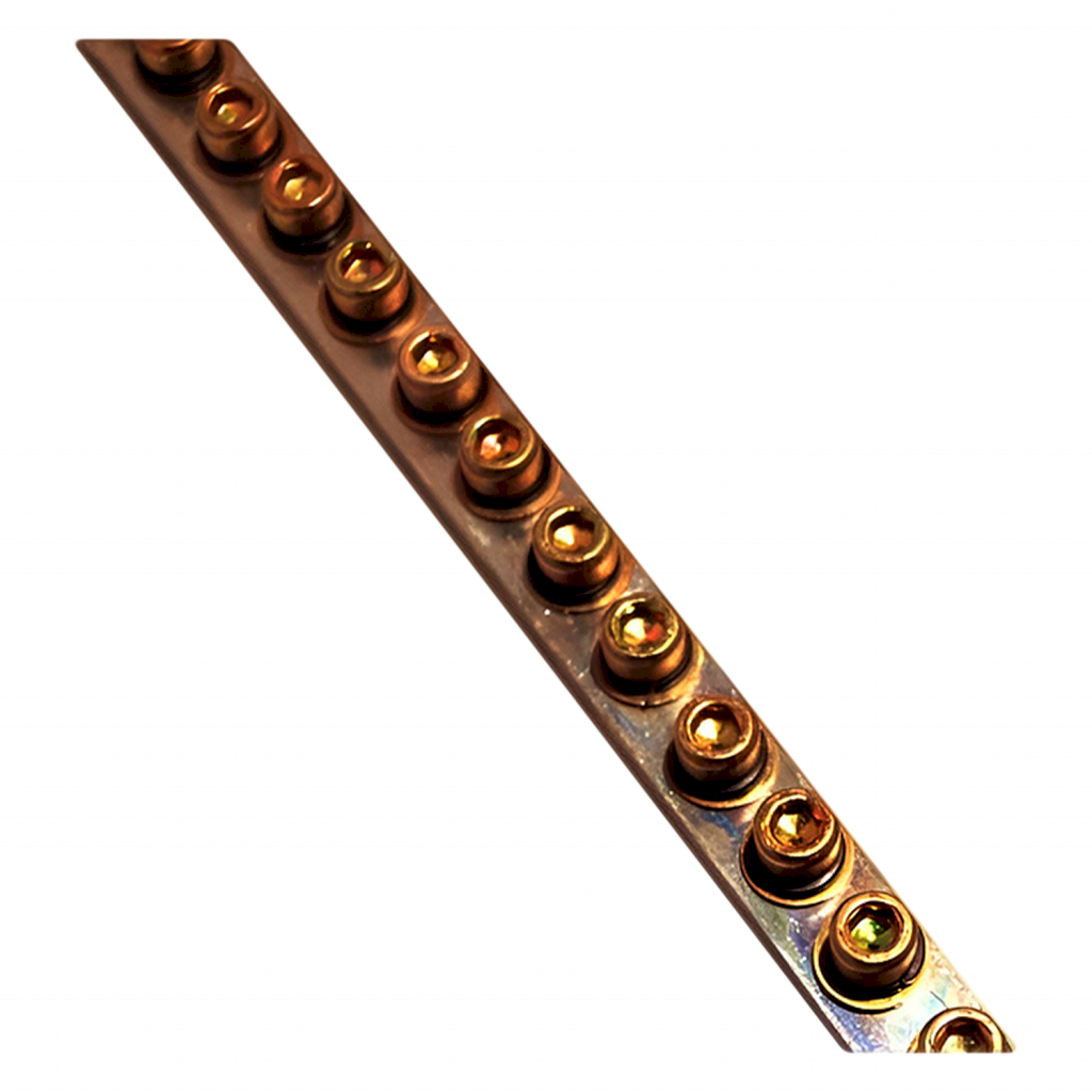 Barra de Cobre 1m 1250A 1 Lamina Elent