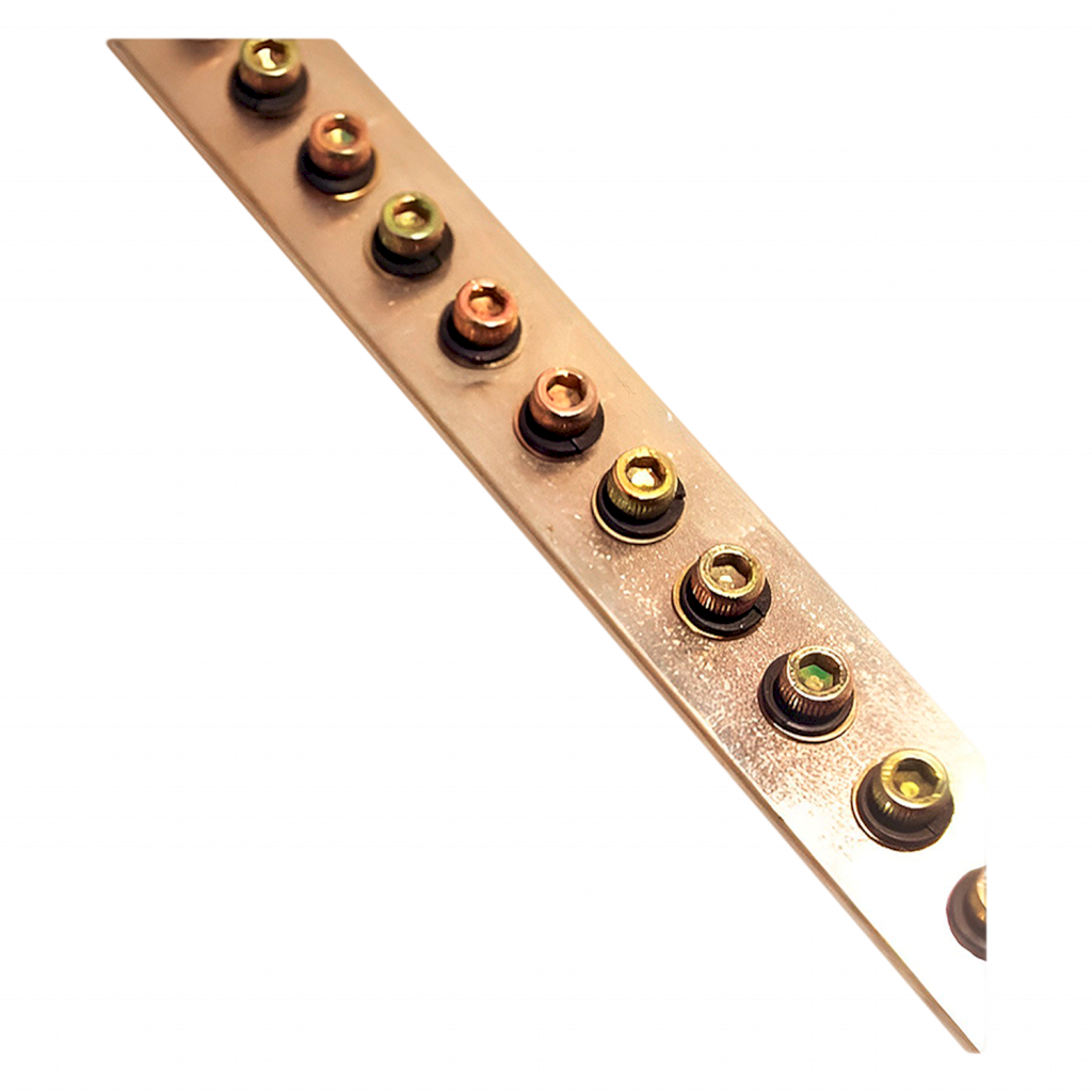 Barra de Cobre 990mm 400A S/Laminas Elent